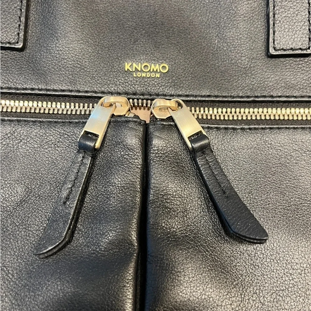 KNOMO LONDON Leather Laptop Handbag​​